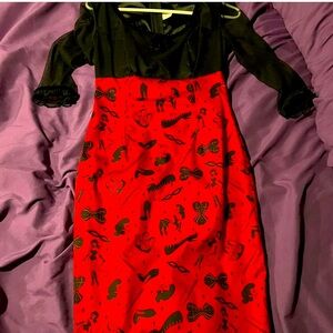 Pinup girl fetish dress